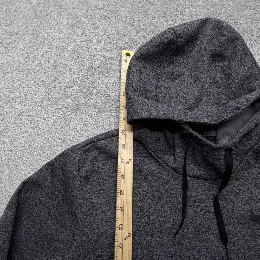 Nike Hoodie Mens Extra Large Gray Pullover Swoosh Athletic Fleece‎ CU6214-071